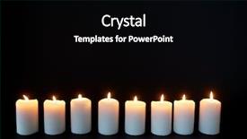  Presentation with mourning - Colorful PPT layouts enhanced with condolence - mourning and commemoration concept backdrop and a black colored foreground