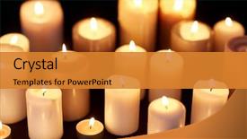  Presentation with mourning - Slides having condolence - mourning and commemoration concept background and a gold colored foreground