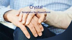  Presentation with condolence - Audience pleasing slide set consisting of condolence - old senior couple in love backdrop and a sky blue colored foreground