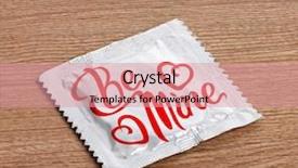  Presentation with condom - PPT layouts with condom with text be mine background and a coral colored foreground