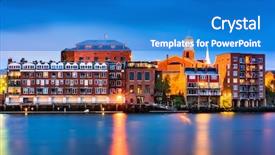  Presentation with new river valley virginia - Cool new presentation theme with condominium - portsmouth new hampshire usa town backdrop and a teal colored foreground