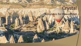  Presentation with animated hot air balloon - Colorful slide set enhanced with cone experience - hot air balloon flying backdrop and a coral colored foreground