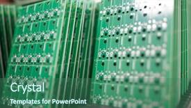  Presentation with server - Slides enhanced with conectivities - connected boards in the server background and a ocean colored foreground