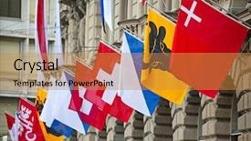  Presentation with august - Slide deck consisting of confederate flag - swiss national day on august background and a gold colored foreground