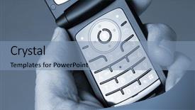  Presentation with water drops in blue tone - Colorful presentation theme enhanced with  backdrop and a  colored foreground