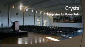  Presentation with conference - Amazing presentation design having young asian girl backdrop and a gray colored foreground