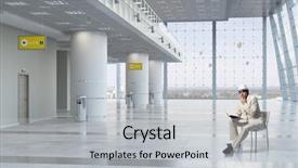  Presentation with history book - Amazing PPT theme having conference history - elegant businessman read old book backdrop and a  colored foreground