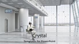  Presentation with history book - PPT theme enhanced with conference history - elegant businessman read old book background and a  colored foreground