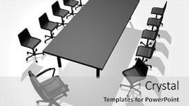  Presentation with business diversity wheel chair - PPT theme enhanced with conference room 3d rendering - business chair background and a light gray colored foreground