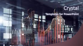  Presentation with partners - Amazing PPT layouts having conference room 3d rendering - business partners greeting each other backdrop and a  colored foreground