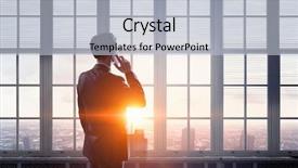  Presentation with conference - PPT theme with conference room 3d rendering - facing new day mixed media background and a lemonade colored foreground