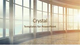  Presentation with interior - Colorful slides enhanced with conference room 3d rendering - modern office interior mixed media backdrop and a lemonade colored foreground