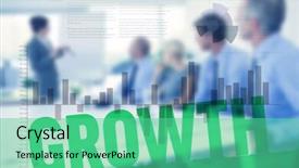  Presentation with data meeting - Cool new theme with conference room seating chart - business interface with graphs backdrop and a seafoam green colored foreground