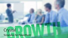  Presentation with data meeting - PPT theme enhanced with conference room seating chart - business interface with graphs background and a seafoam green colored foreground