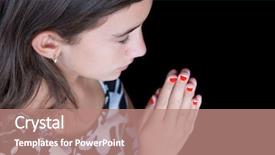  Presentation with confession - Cool new slide deck with view on the holy monastery backdrop and a ocean colored foreground.