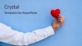  Presentation with confession - Colorful theme enhanced with confession - valentine's day card the red backdrop and a light blue colored foreground