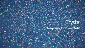  Presentation with hindu karnataka festival - Audience pleasing presentation design consisting of confetti falling during a festival backdrop and a  colored foreground