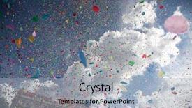  Presentation with hindu karnataka festival - Presentation consisting of confetti falling during a festival background and a  colored foreground