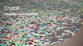  Presentation with festival - Cool new presentation with confetti falling during a festival backdrop and a  colored foreground