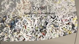  Presentation with identity theft - Amazing slide set having confetti shredded paper backdrop and a mint green colored foreground