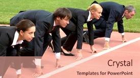  Presentation with business competition - Beautiful PPT theme featuring information concept computer keyboard with word big data selected focus on enter button background 3d render backdrop and a sky blue colored foreground