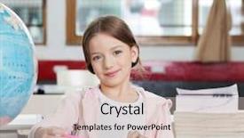  Presentation with stack books - Theme having confident child - portrait of cute little girl background and a lemonade colored foreground