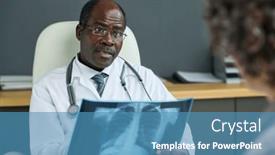  Presentation with lung - Presentation featuring confident-experienced-african-american-male background and a teal colored foreground