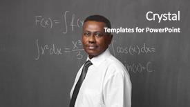  Presentation with indian - Slide deck consisting of confident-indian-teacher-standing-near background and a dark gray colored foreground