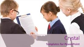  Presentation with business partner - Presentation theme enhanced with confident lad showing business background and a lemonade colored foreground