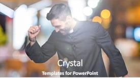  Presentation with christian church - Theme enhanced with confident listening to music background and a gray colored foreground