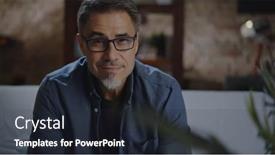  Presentation with older adult - PPT layouts having confident-older-white-man background and a wine colored foreground