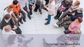  Presentation with older woman - Amazing PPT layouts having confident-older-woman-standing backdrop and a light blue colored foreground