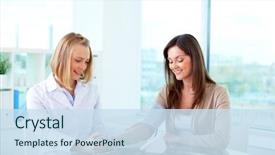  Presentation with blood pressure - Audience pleasing PPT theme consisting of confident practitioner measuring blood backdrop and a sky blue colored foreground