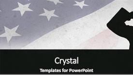  Presentation with giving to church - PPT theme having security memorial - portrait of confident soldier giving background and a black colored foreground