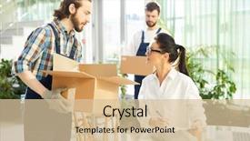  Presentation with taking notes - Amazing slide deck having confident sophisticated businesswoman making note backdrop and a lemonade colored foreground