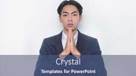  Presentation with classic - Presentation theme having confident-young-businessman-in-classic background and a ocean colored foreground