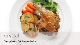  Presentation with bistro - Presentation with mexican sunflower in the garden on nature background background and a gold colored foreground