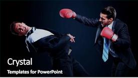  Presentation with business competition - Beautiful slide deck featuring conflict management - business concept competition backdrop and a black colored foreground