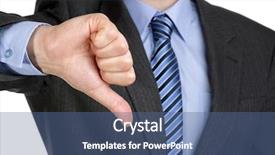  Presentation with failure - Audience pleasing slides consisting of conflict management - business failure businessman gesturing backdrop and a ocean colored foreground