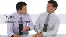  Presentation with underage drinking two teenagers having - Cool new presentation design with conflict management - two businessmen having argument backdrop and a light blue colored foreground