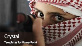  Presentation with warrior - PPT layouts having charity - winter people childhood and happiness background and a soft green colored foreground