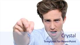  Presentation with throwing the rugbyball - Slides enhanced with conflict resolution - man throwing punch background and a sky blue colored foreground