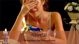  Presentation with broken heart - Amazing slides having conflict resolution - wedding memories broken heart woman backdrop and a red colored foreground