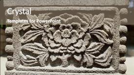  Presentation with patterns - Beautiful presentation design featuring confucian - traditional patterns backdrop and a  colored foreground