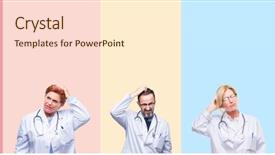  Presentation with professional - PPT theme having confuse and wonder about question background and a cream colored foreground