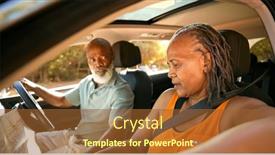  Presentation with lost - Presentation theme with confused-senior-couple-on-day background and a tawny brown colored foreground