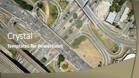  Presentation with avenue - Amazing presentation design having congested - top view of radial leste backdrop and a coral colored foreground