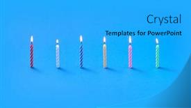  Presentation with congratulation - Slide set featuring congratulation-composition-from-burning-verticaly background and a light gray colored foreground