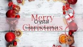  Presentation with congratulation - Presentation theme with congratulation red orange - christmas frame with apples cookies background and a lemonade colored foreground