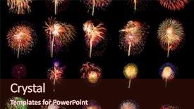  Presentation with congratulation - Colorful presentation theme enhanced with congratulation red orange - fireworks big collection volume 1 backdrop and a wine colored foreground